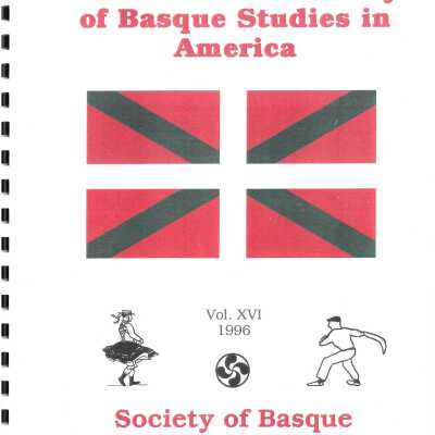 Journal of the Society of Basque Studies in America