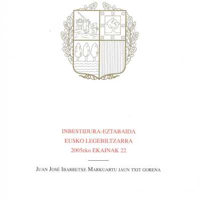 Inbestidura-eztabaida, Eusko Legebiltzarra, 2005eko ekainak 22