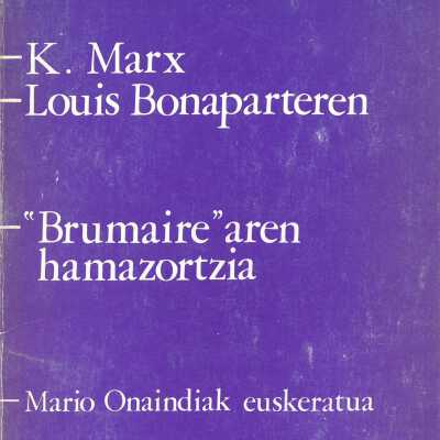 Louis Bonaparteren "Brumaire" aren hamazortzia