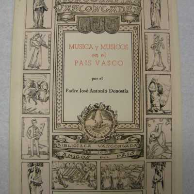 Musica y Musicos en el Pais Vasco