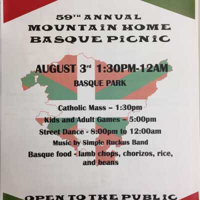 59th Annual Mountain Home Basque Picnic