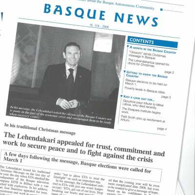 Basque news : informative newsletter about the Basque Autonomous Community