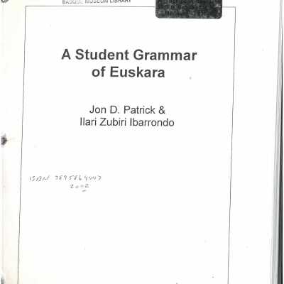 A student grammar of Euskara