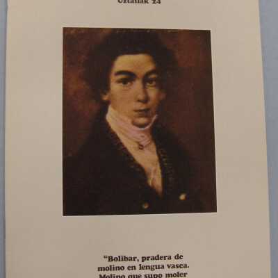 Simon Bolibar Askatzailearen Jaiotzaren Berrehum Urte Bicentenario del nacimiento del libertador Simon Bolibar 1783-1983 [Bicentennial of the birth of Simon Bolivar]