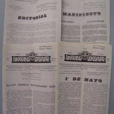 Lan deya : official Board of the National Confederation of Solidarity of Basque Workers