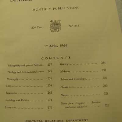 Spanish Cultural Index