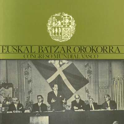 Euskal Batzar Orokorra = Congreso Mundial Vasco : 25 aniversario.