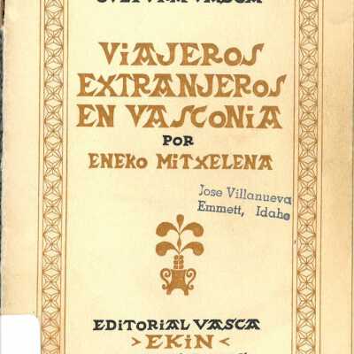 Viajeros Extranjeros en Vasconia
