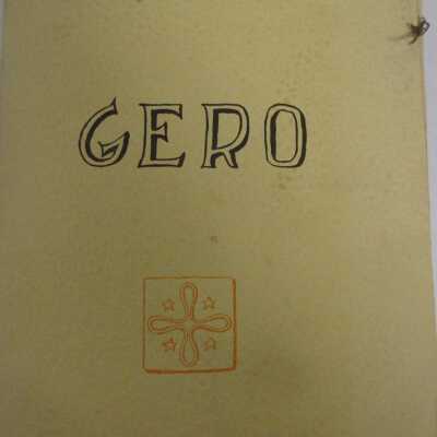 Gero : bi partetan partitua eta berezia : lehenbizikoan