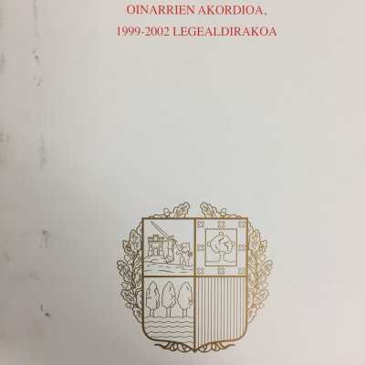 LEGEBILTZARREAN lankidetzan jarduteko oinarrien akordioa, 1999-2002 legealdirakoa = Acuerdo de bases de actuacion colaboradora en sede parlamentaria para la legislatura 1999-2002