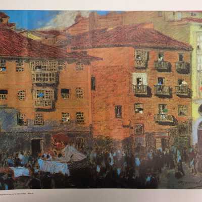 El Gargantua a su paso or las calles de Bilbao [The Gargantua as it passes through the streets of Bilbao]
