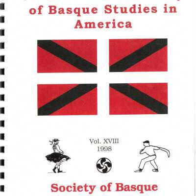 Journal of the Society of Basque Studies in America