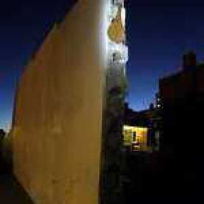 Star Rooming House's Remaining Fronton Wall