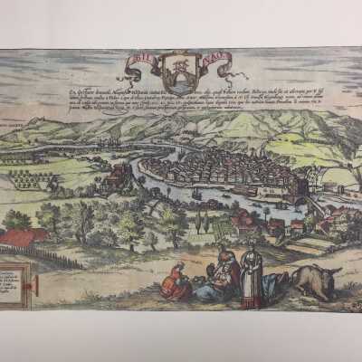 Bilboko ikuspegia 1544 = Vista de Bilbao en el ano 1544 [view of Bilbao]