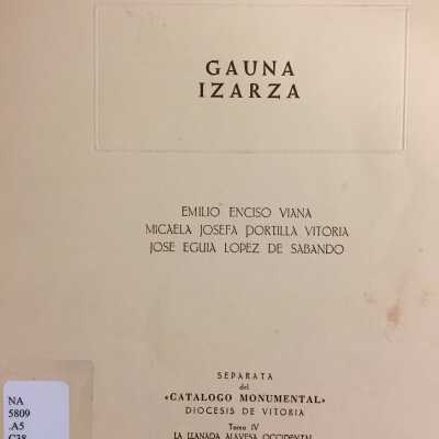 Catalogo monumental, Diocesis de Vitoria : La Llanada Alavesca Occidental [the western Alava plains]