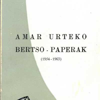 Amar urteko bertso-paperak (1954-1963) : bertsolariak