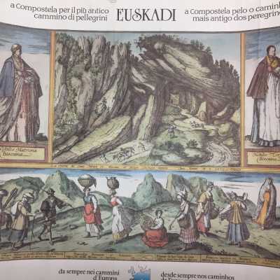 Euskadi : a Compostela per il piu antico cammino di pellegrini = a Compostela pelo o camino mais antigo dos peregrinos