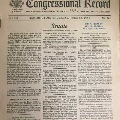 Congressional Record : proceedings and debates of the 88th Congress, second session