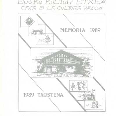 Memoria 1989 : 1989 Txostena