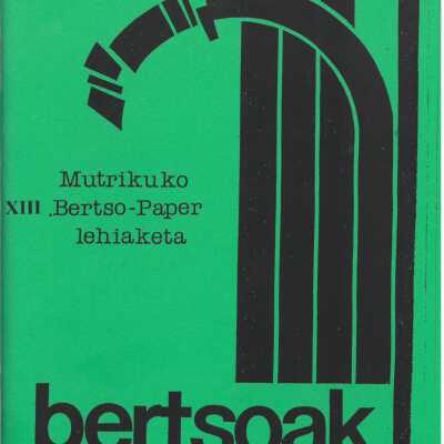 MUTRIKU XII Bertso-Paper Lehiaketa : [bertsoak]