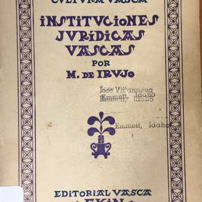 Instituciones Juridicas Vascas