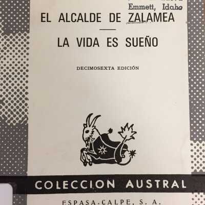 El Alcalde de Zalamea La Vida es Sueno