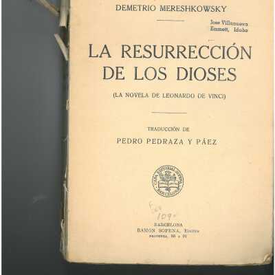 La resurreccion de los dioses : La novela de Leonardo de Vinci