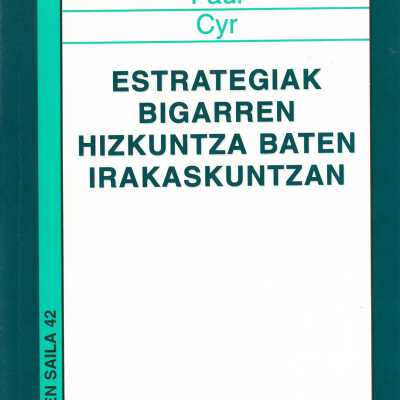 Estrategiak bigarren hizkuntza baten irakaskuntzan