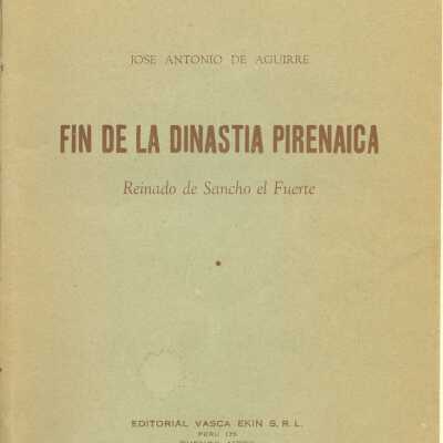 Fin de la dinastia pirenaica; reinado de Sancho el Fuerte.