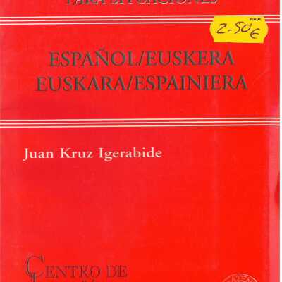 Léxico para situaciones : español-euskera, euskara-espainiera