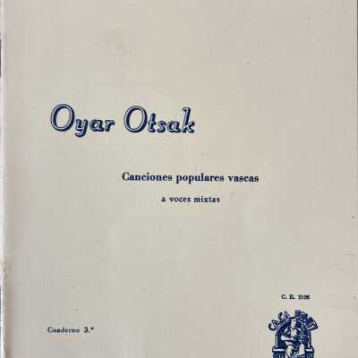 Oyar Otsak: Canciones Populares Vascas
