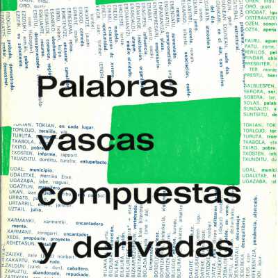 Palabras vascas compuestas y derivadas