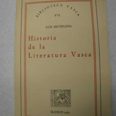Historia de la Literatura Vasca