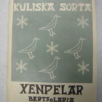 Xenpelar bertsolaria : bizitza ta bertsoak