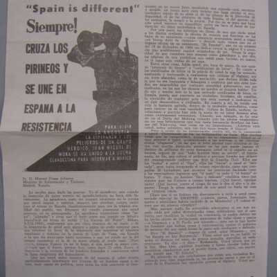 Respuesta a Fraga Iribarne, ministro de Franco