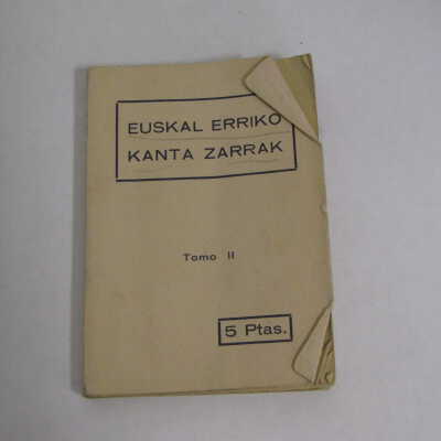 Euskal erriko kanta zarrak. Tomo II
