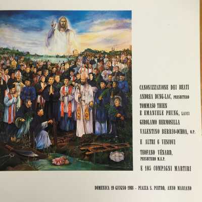 Cappella Papale presieduta dal Santo Padre Giovanni Paolo II per la canonizzazione dei beati Andrea Dung-Lac, presbitero - Tommaso Thien e Emanuele Phung, laici - Girolamo Hermosilla - Valentino Berrio-Ochoa, O.P. e altri 6 vescovi...