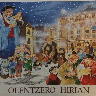 Olentzero Hirian [Olentzero in the City - GoogleTranslate]