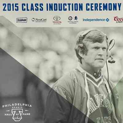 Dick Vermeil mounted poster