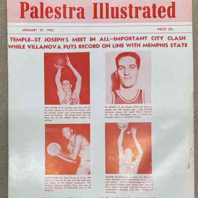 Palestra Illustrated game day program - Jan 27, 1962