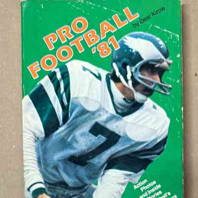 Pro Football '81 magazine - Ron Jaworski