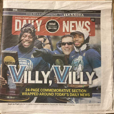 Philadelphia Daily News- 2018 Villanova Champions