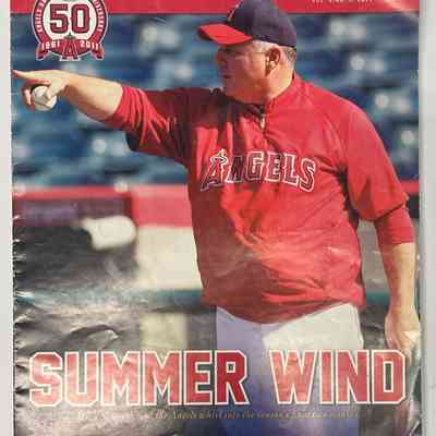 2011 Angel Magazine - Mike Scioscia on cover