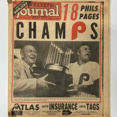 1980 Philadelphia Journal-Phillies win World Series