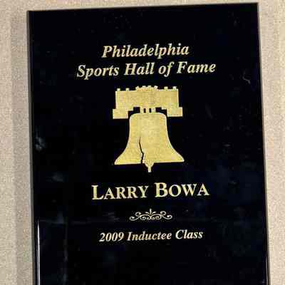 Larry Bowa PSHoF Induction Plaque