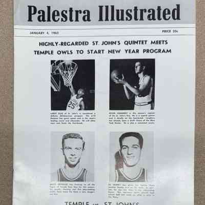 Palestra Illustrated game day program - Jan 4, 1962