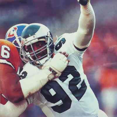 Reggie White photograph (mounted poster)