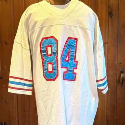 Billy "White Shoes" Johnson 1977 Houston Oilers #84 jersey