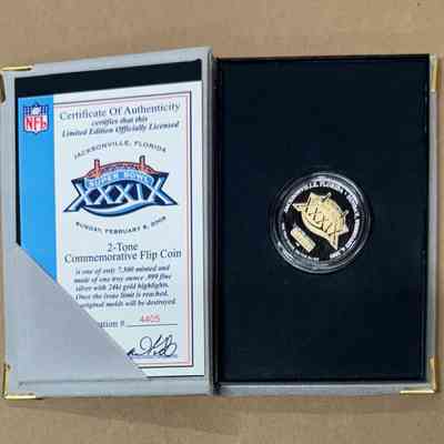 Official game coin-Super Bowl XXXIX