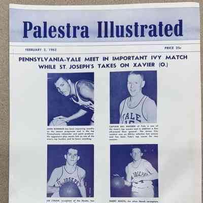 Palestra Illustrated game day program - Feb 2, 1962